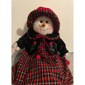 Home Interior Miss Snowgirl Rag Doll W/ Tags   # 1344